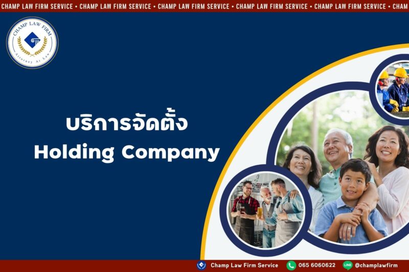 จัดตั้ง Holding Company